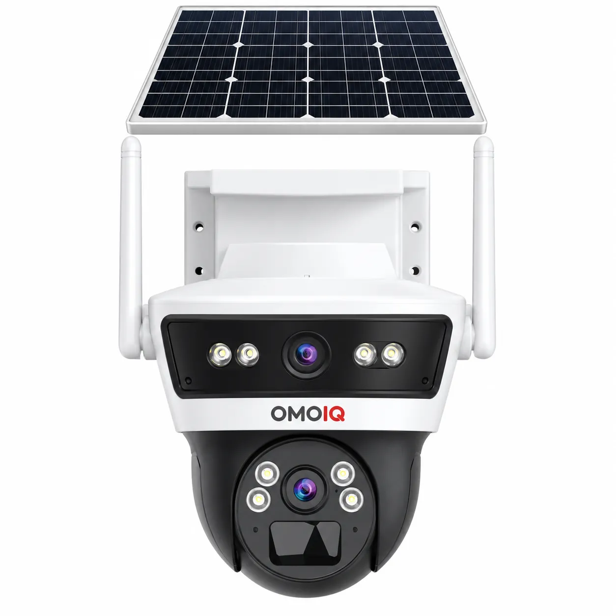OMOIQ 3+3MP 4G Solar PT Security Camera | Dual Lens | All-Time Color Vision (OMQ-4G-6MP-TL)